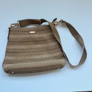 Classic Beige Shoulder Bag - Eric Javits